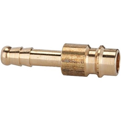 RIEGLER® - Einstecktülle für Kupplungen NW 7,2 - 7,8, Messing blank, Tülle LW 9