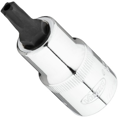 VIGOR® - VIGOR TR-Plus Schraubendreher-Einsatz ∙ V7055-IPR40 ∙ Vierkant12,5 mm (1/2 Zoll) ∙ Innen 5-Stern Profil mit Zapfen ∙ T40+H