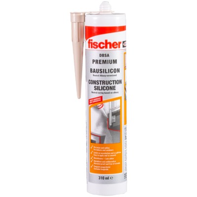 fischer - Bausilikon DBSA 310ml weiß