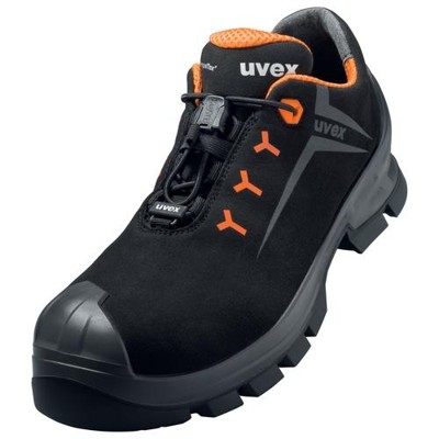 uvex - 2 MACSOLE® Halbschuhe S3 65243 schwarz/orange, Weite 12, Größe 46