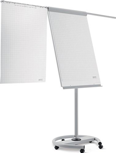 MAGNETOPLAN Flipchart Schreibfläche B680xH970mm weiß/grau fahrbar MAGNETOPLAN
