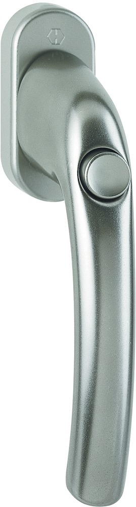 HOPPE® Fenstergriff absperrbar Tôkyô 0710SV/U26, mit Schrauben, Aluminium, 2433571