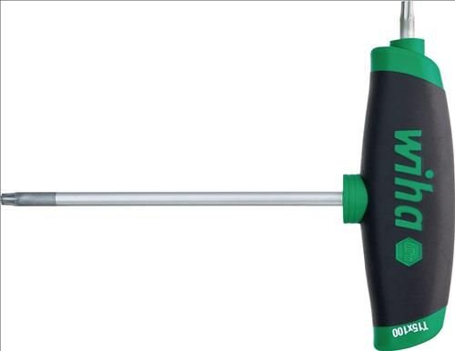 WIHA Schraubendreher m.Quergr.364DS T20x100mm TORX® m.Seitenabtr.WIHA
