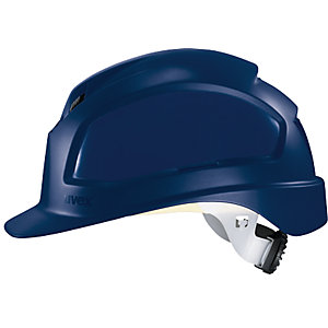 Schutzhelm pheos B-WR, 52 - 61 cm, 6-Punkt-Textilband, blau.
