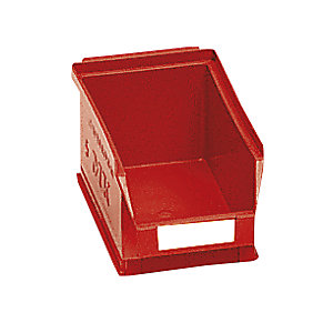 Sichtlagerkasten aus Polyethylen, LxBxH 170 x 100 x 73 mm, rot, VE 25 Stk.