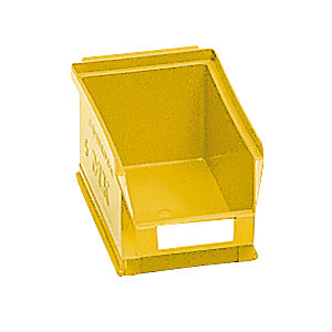 Sichtlagerkasten aus Polyethylen, LxBxH 170 x 100 x 73 mm, gelb, VE 25 Stk.
