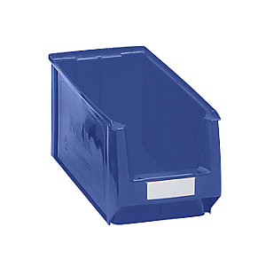 Sichtlagerkasten aus Polyethylen, LxBxH 350 x 210 x 200 mm, blau, VE 10 Stk.
